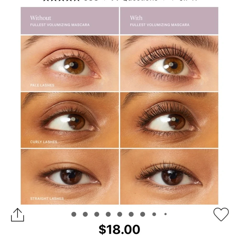 Ilia Fullest Volumizing Mascara Mini - Picture 2 of 6